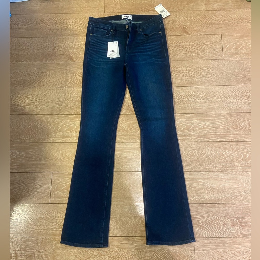 NWT Paige Denim Manhattan Bootcut Size 30 34” inseam